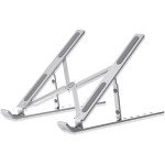 Adjustable Aluminum Laptop Stand - Silver